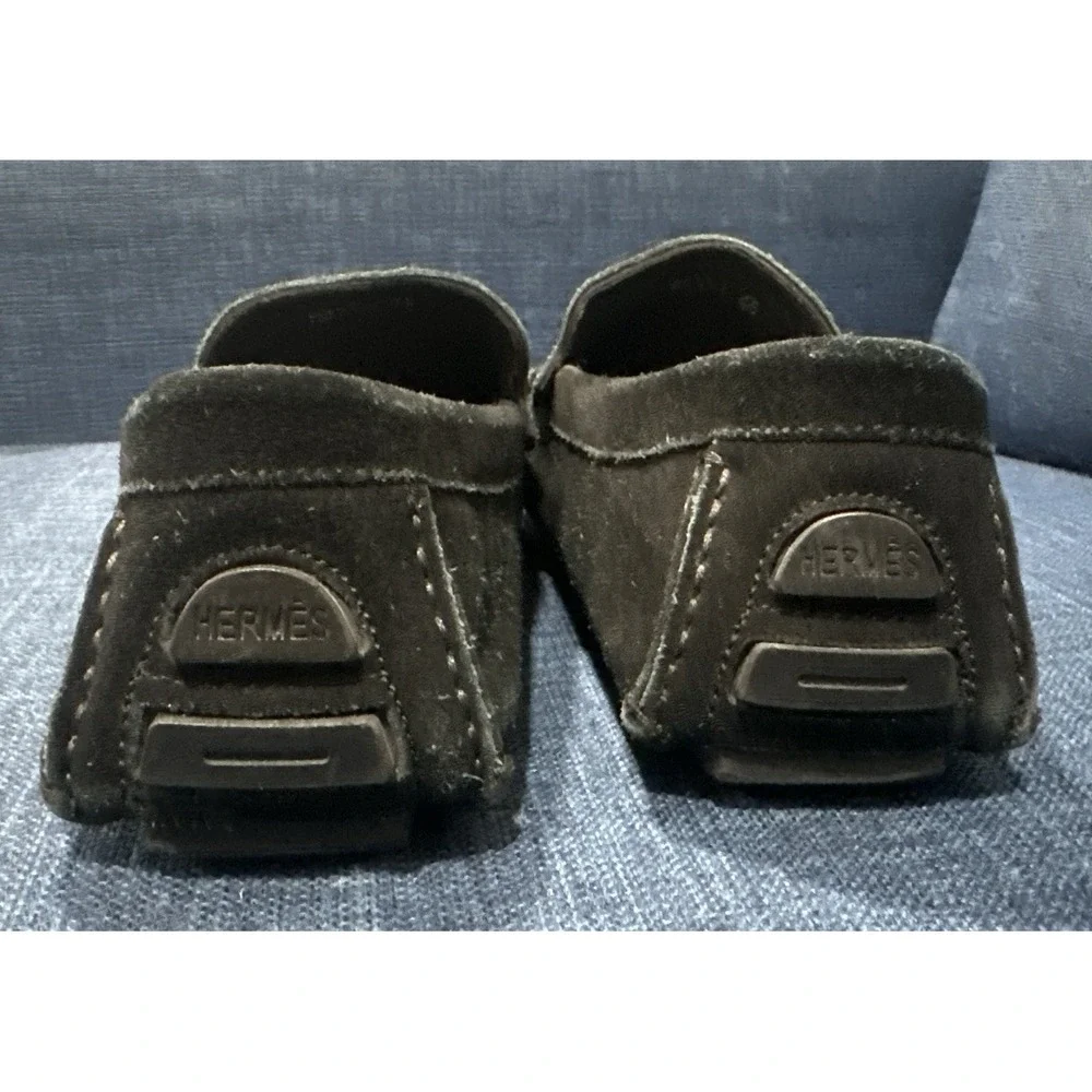 HERMES Moccasin Mind mens Black Size 45 (us11.5-12)